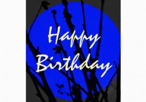 Blue Moon Cards Birthday Blue Happy Birthday Cards Zazzle