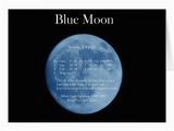 Blue Moon Cards Birthday Blue Moon Birthday Card Zazzle