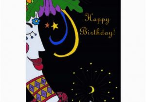 Blue Moon Cards Birthday Moon Mama Happy Birthday Greeting Card Zazzle