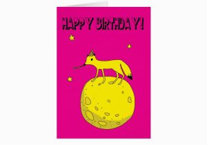 Blue Moon Cards Birthday Over the Moon Happy Birthday Card Zazzle