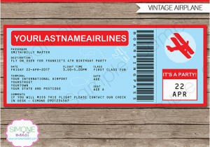 Boarding Pass Birthday Invitation Template Free Airplane Boarding Pass Invitations Template Birthday Party