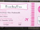 Boarding Pass Birthday Invitation Template Free Birthday Party In Paris Invitations Printable Collection