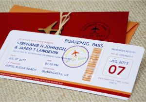 Boarding Pass Birthday Invitation Template Free Boarding Pass Wedding Invitation Template Wedding and