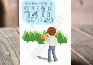 Bob Ross Birthday Card Bob Ross Birthday Card Happy Little Birthday Card You