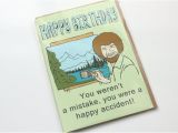 Bob Ross Birthday Card Bob Ross Happy Birthday Card