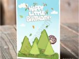 Bob Ross Birthday Card Bob Ross Happy Little Birthday Card