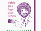 Bob Ross Birthday Card Happy Birthday Magnificent Bastard by Smitten Kitten