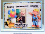 Bob the Builder Birthday Card 16 Best Words From Cloud Nine Personalised Word Cloud