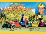 Bob the Builder Birthday Card Bob the Builder Birthday Invitations 2