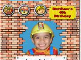 Bob the Builder Birthday Card Bob the Builder Birthday Invitations Candy Wrappers