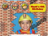 Bob the Builder Birthday Card Bob the Builder Birthday Invitations