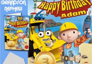 Bob the Builder Birthday Card Bob the Builder Personalised Birthday Card son Brother