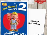 Bob the Builder Birthday Card Bob the Builder Personalised Greeting Birthday Card