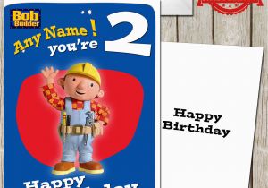 Bob the Builder Birthday Card Bob the Builder Personalised Greeting Birthday Card