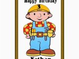 Bob the Builder Birthday Card Personalised Bob the Builder Birthday Card A5 1 79 Free P