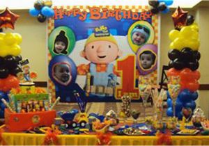 Bob the Builder Birthday Decorations Birthday Party theme for Boys Birthday Wrap