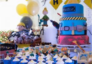 Bob the Builder Birthday Decorations Kara 39 S Party Ideas Bob the Builder themed Birthday Party
