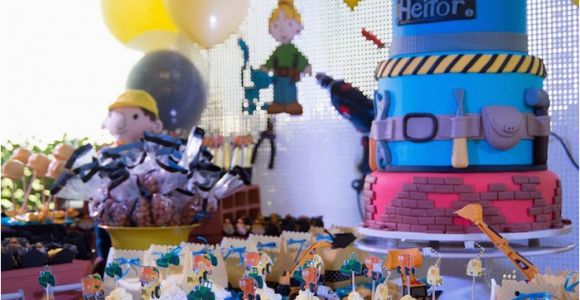 Bob the Builder Birthday Decorations Kara 39 S Party Ideas Bob the Builder themed Birthday Party
