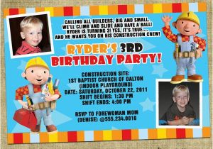 Bob the Builder Birthday Invitations 13 Best Images About Bob the Builder Invitations On