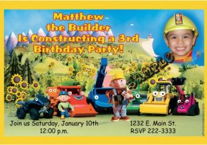 Bob the Builder Birthday Invitations Bob the Builder Birthday Invitations 2