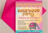 Bollywood Birthday Invitations Bollywood Children 39 S Party Invitation From 0 80 Each