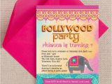 Bollywood Birthday Invitations Bollywood Children 39 S Party Invitation From 0 80 Each