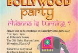 Bollywood Birthday Invitations Bollywood Children 39 S Party Invitation From 0 80 Each