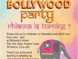 Bollywood Birthday Invitations Bollywood Children 39 S Party Invitation From 0 80 Each