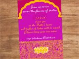 Bollywood Birthday Invitations India Indian Food Party Invitation