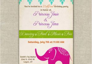 Bollywood Birthday Invitations Items Similar to Bollywood themed Birthday Party