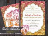 Bollywood Birthday Invitations Sweet 16 Sixteen Birthday Bollywood Invitation Indian