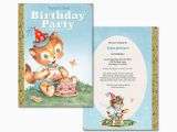 Book themed Birthday Party Invitations Book Birthday Party Invitation Printable Storybook themed
