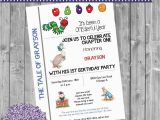 Book themed Birthday Party Invitations Book themed Birthday Party Invitation Book Birthday Invite