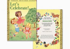 Book themed Birthday Party Invitations Invitation for Book themed Party Printable Invitation