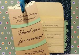 Book themed Birthday Party Invitations L E Paper Studio Book themed Birthday Party Invitation