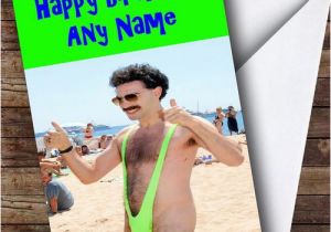 Borat Birthday Card Funny Borat Personalised Birthday Card the Card Zoo