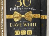 Bow Tie Birthday Invitations 1920 39 S Birthday Party Invitation Gold Bow Tie by