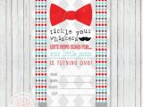 Bow Tie Birthday Invitations Instant Download Little Man Mustache Bow Tie Printable