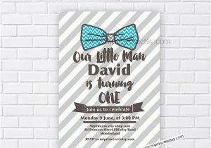 Bow Tie Birthday Invitations Little Man Birthday Invitation Bow Tie Invitation Design Boy