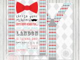 Bow Tie Birthday Invitations Printable Mustache and Bow Tie Template for Baby Shower