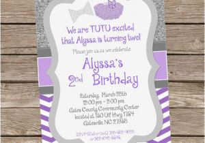 Bow Tie Birthday Invitations Tutus and Bow Tie Glitter Birthday Invitation Diy