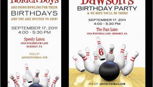 Bowling Alley Birthday Party Invitations 24 Outstanding Bowling Invitation Templates Designs