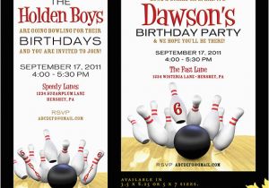 Bowling Alley Birthday Party Invitations 24 Outstanding Bowling Invitation Templates Designs