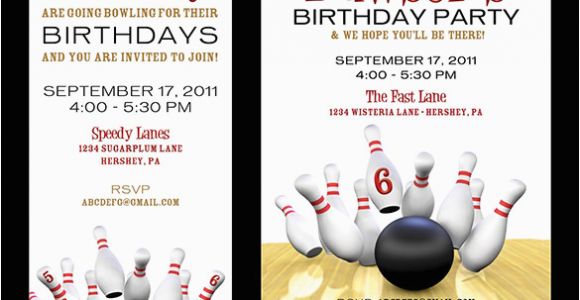 Bowling Alley Birthday Party Invitations 24 Outstanding Bowling Invitation Templates Designs