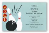 Bowling Alley Birthday Party Invitations Bowling Alley Invitations Paperstyle