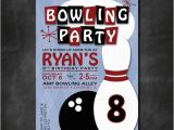 Bowling Alley Birthday Party Invitations Bowling Birthday Party Invitation Birthday Party