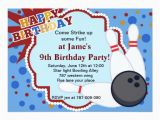 Bowling Alley Birthday Party Invitations Bowling Birthday Party Invitation Zazzle