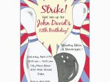 Bowling Alley Birthday Party Invitations Bowling Birthday Party Invitations Paperstyle