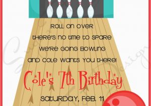 Bowling Birthday Party Invitation Wording 17 Best Images About Bowling Bash On Pinterest Birthday