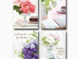 Boxed Birthday Cards with Scripture Christian Boxed Birthday Cards Lustrous Bibles Bouquets